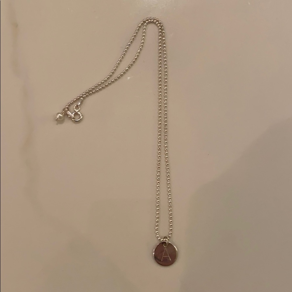 A sterling silver necklace